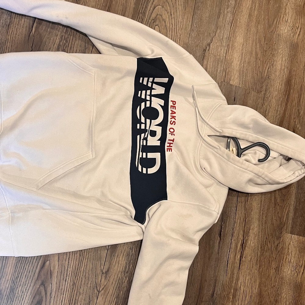 White Large Pullover Hoodie